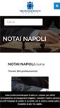 Mobile Screenshot of notai.professionistinapoli.it